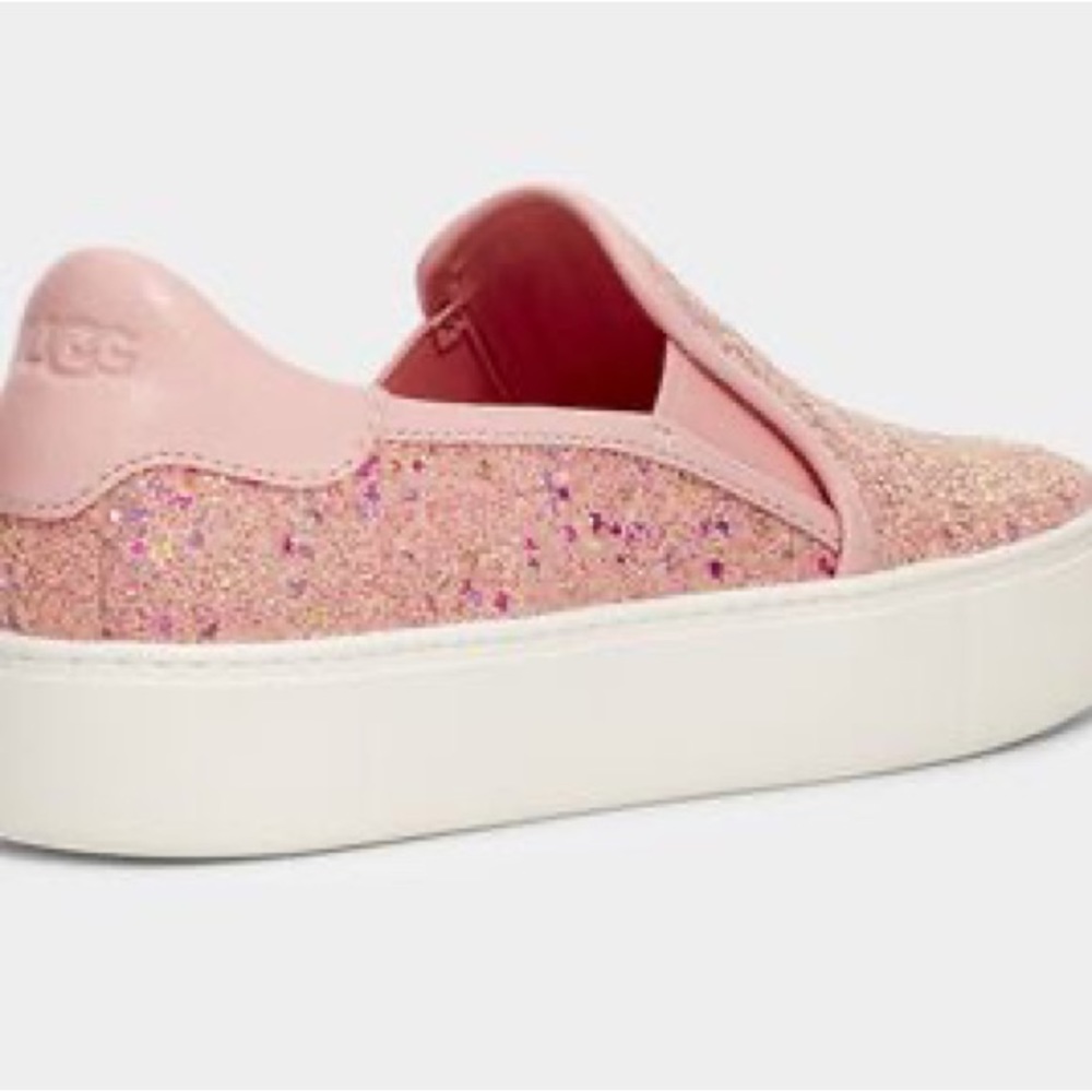 UGG PINK GLITTER JASS SLIP ON - Picture 4 of 5